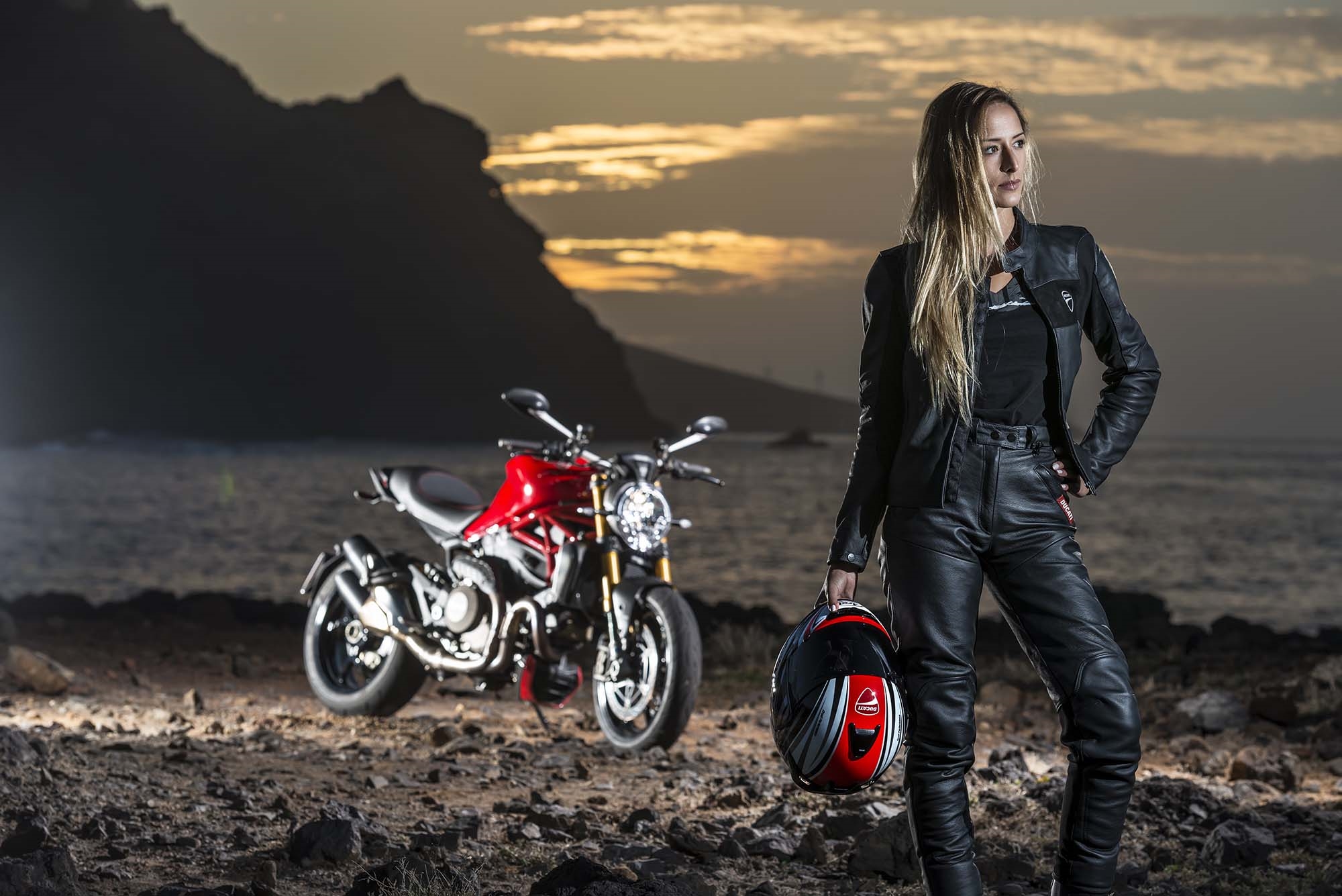 Beautiful girls and motorcycles in Varri
