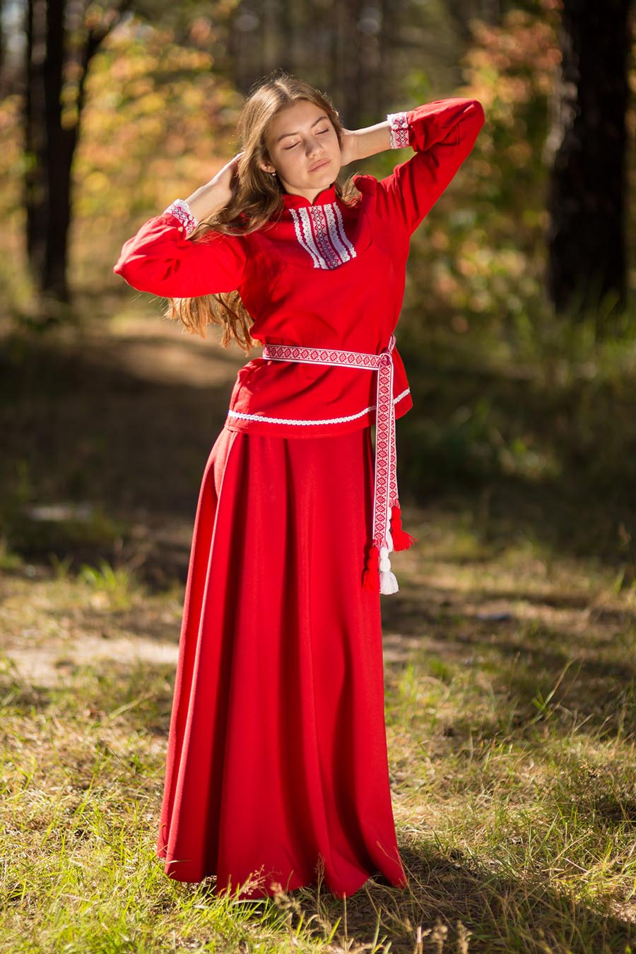 Underwear Women in Slavic costumes in Varri